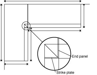 L-shape corner wardrobe L Shaped Closet, Wardrobe Shutter Design, Wardrobes Uk, Corner Door, Shutter Designs, Corner Wardrobe, Bedroom Closet Design, Bedroom Closet, Pocket Doors