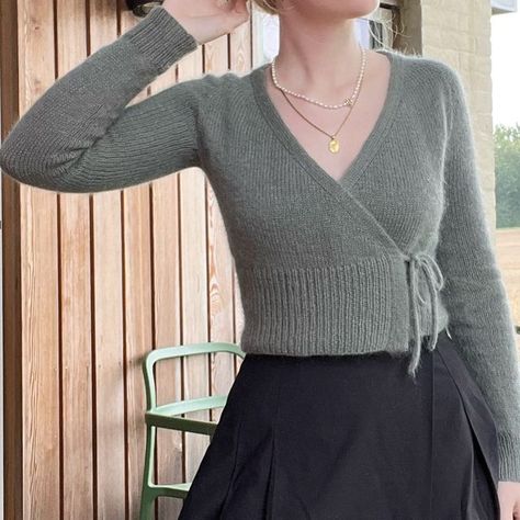 Knitted Wrap Top Pattern, Ballerina Wrap Top Knitting Pattern, Knitted Wrap Top, Knit Wrap Sweater Pattern, Wrap Cardigan Knitting Pattern, Lace Weight Knitting Patterns, Crochet Wrap Cardigan, Knit Wrap Cardigan, Fingering Weight Yarn Patterns Crochet