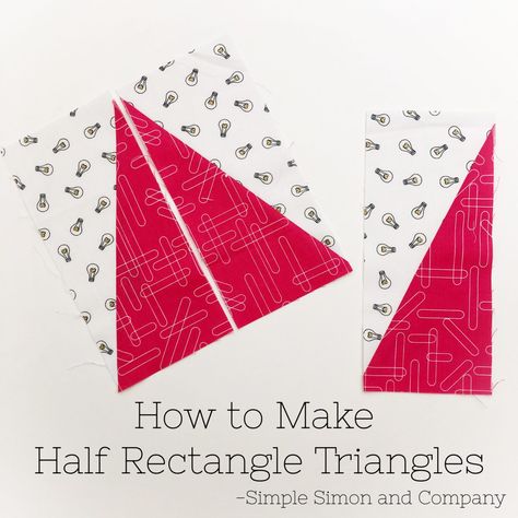 Half Square Triangle Blocks, Triangle Quilt Tutorials, Sew Tips, Half Square Triangle Quilts Pattern, Triangle Quilt Pattern, Quilt Blocks Easy, Quilt Tips, Half Square Triangle Quilts, Ink Crafts