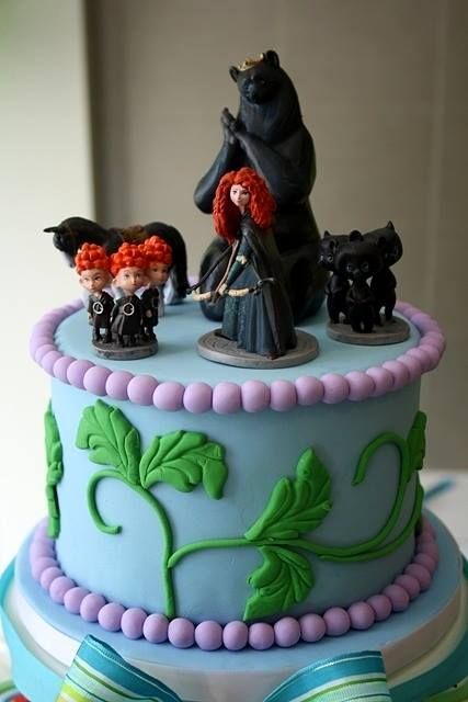 Merida Brave Cake Ideas, Brave Birthday Party Decorations, Brave Cake Ideas, Merida Birthday Cake, Merida Brave Cake, Brave Birthday Cakes, Merida Cake, Brave Cake, Merida Birthday Party