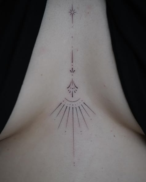 Fine Line Sternum Tattoo, Realistic Owl Tattoo, Tattoo Sternum, Sternum Tattoo Design, Mommy Tattoos, Muster Tattoos, Petite Tattoos, Small Meaningful Tattoos, Delicate Tattoo