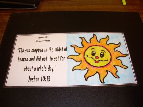 Hands On Bible Teacher: Joshua, The Day the Sun Stood Still Bible Class Activities, Attendance Chart, Memory Verses, Bible Activities For Kids, Bible Story Crafts, Bible Teacher, Sunday School Kids, Bible Ideas, Story Activities