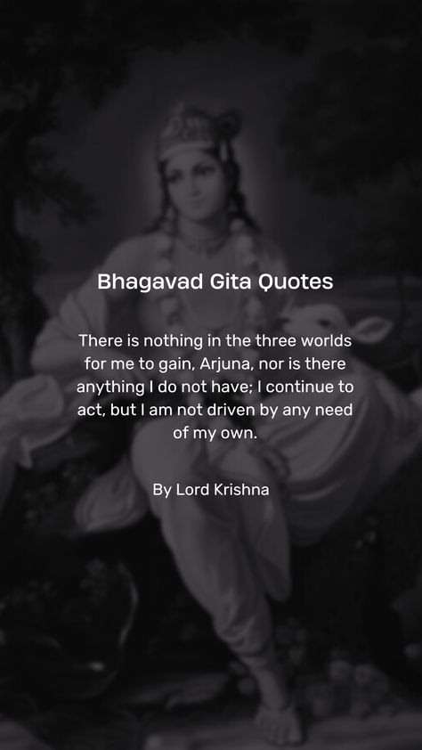 Gita for Daily Enrichment (referred henceforth as Gita-daily) provides condensed nuggets of insight gleaned from the Vedic wisdom-tradition, and re-presented in an idiom and style that resonates with contemporary needs, interests and concerns. Bhagwat Gita Quotes, Quotes By Lord Krishna, Krishna Geeta, Bhagavad Geeta, Bhagavad Gita Quotes, Fake Gifts, Bhagwat Gita, Geeta Quotes, Gita Quotes