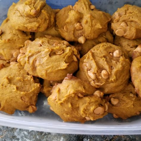 Pumpkin Butterscotch Cookies Pumpkin Cookies Butterscotch Chips, Easy Butterscotch Cookies, Pumpkin And Butterscotch Cookies, Bisquick Pumpkin Cookies, Pumpkin Oatmeal Butterscotch Cookies, Pumpkin Cookies With Butterscotch Chips, Butterscotch Pumpkin Cookies, Butternuts Cookies, Pumpkin Butterscotch Cookies