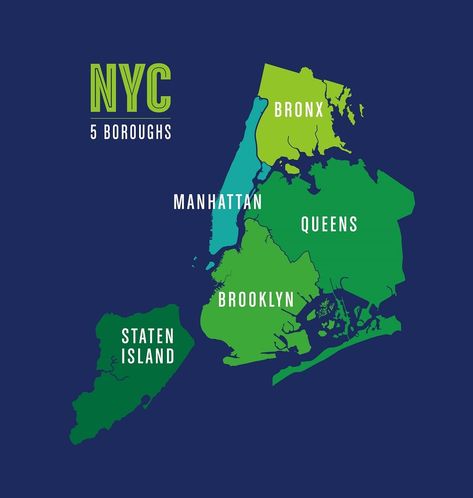 Map of the five boroughs of New York City Dog Expressions, New York Map, Staten Island Ferry, New York City Map, Best Seo Company, Map Of New York, Photo Maps, New York Photos, Lower Manhattan