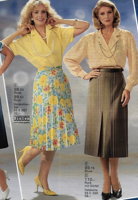 Old Women Fashion, Moda 80s, 1980s Outfits, 1980s Fashion Women, 1980 Fashion, Fashion 1980s, Fashion Ads, Casual Chic Outfits, Steel Magnolias