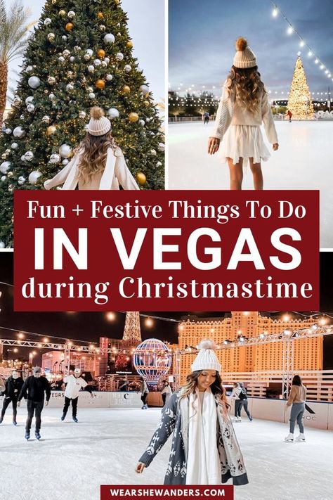 Discover the coolest and most budget-friendly Christmas activities in Las Vegas for 2023. Create unforgettable memories with your loved ones with our curated list of must-do experiences. Las Vegas December Outfit Ideas, Vegas December Outfit Ideas, Vegas At Christmas, Vegas In December Outfits, Christmas In Vegas, Las Vegas In December, Christmas In Las Vegas, Vegas Christmas, Christmas In La