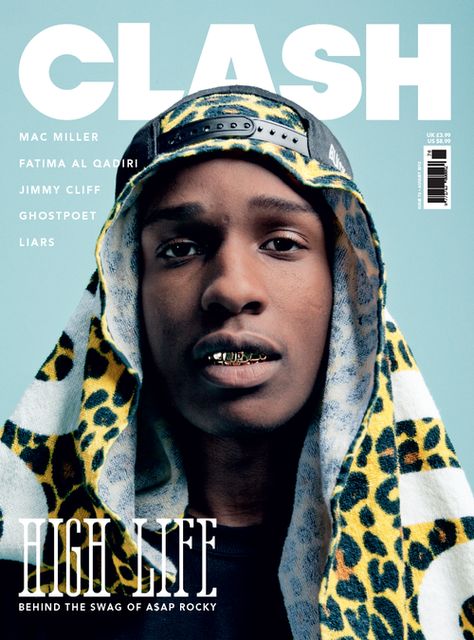 ASAP Clash magazine cover Matthew Stone, Clash Magazine, Lord Pretty Flacko, Magazine Front Cover, Pretty Flacko, 2 Chainz, A$ap Rocky, Rap God, Asap Rocky