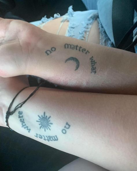 Cute Sister Tattoos, Tattoos For 2, Prevention Month, Bestie Tattoo, Matching Sister Tattoos, Sibling Tattoos, Matching Sisters, About Last Night, 2nd Year