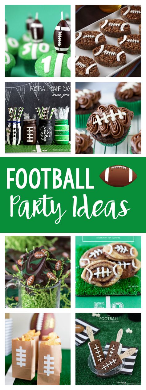 Football Party Ideas Table Snacks, Planning Sport, Football Parties, Football Theme Party, Football Birthday Party, Football Cake, Football Theme, Baby Boy First Birthday, Super Bowl Party