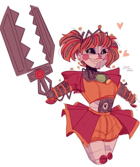 Fnaf Circus Baby Fanart, Circus Baby Art, Scrap Baby Fanart, Scrap Baby Fnaf, Circus Baby Fanart, Funtime Freddy, Elizabeth Afton, Fnaf Baby, Fnaf Freddy