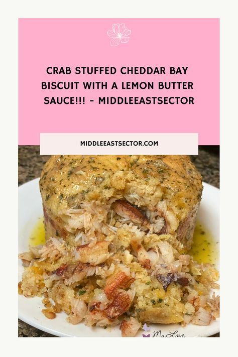 This is the perfect food for a potluck, a side dish or to bring to a party. This Crab Stuffed Cheddar Bay Biscuits with Lemon Butter recipe duplicates the biscuits that you can get at Red Lobster, of course, they have been tweaked just a little. These great-tasting biscuits take very little work and… Crab Stuff Cheddar Bay Biscuits, Food For A Potluck, Crab Biscuits, Crab Stuffed Cheddar Bay Biscuits, Stuffed Cheddar Bay Biscuits, Red Lobster Cheese Biscuits, Cheddar Cheese Dip, Appetizers Appetizers, Red Lobster Cheddar Bay Biscuits