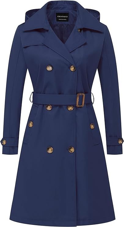 Fall Wardrobe Essentials for a Stylish Seasonal Transition - Emerald Lifestyle Long Dress Jacket, Women's Trench Coat, Womens Dress Coats, Loose Coat, Early Winter, Double Breasted Trench Coat, Long Trench, Long Trench Coat, Dress Jacket