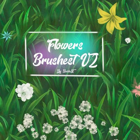 Free flowers brushset V2 - Free Brushes for Procreate Free Brushes For Procreate, Procreate Downloads, Ipad Lettering Procreate, Free Brushes, Free Procreate, Procreate Ipad Art, Procreate Brushes Free, Brushes For Procreate, Procreate Ipad