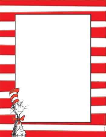 Dr. Seuss Border Paper Dr Seuss Hat, Dr Seuss Classroom, Dr Seuss Activities, Dr Seuss Theme, Seuss Classroom, Seuss Crafts, Dr. Seuss, Dr Seuss Birthday Party, Dr Seuss Baby Shower