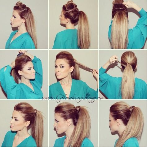 How To Make The Perfect Party Ponytail Party Ponytail, Ponytail Hairstyles Tutorial, Perfect Ponytail, Elegant Ponytail, Hair Affair, Different Hairstyles, Hair Pictures, Bad Hair, Hair Today