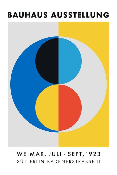 Bauhaus Exhibition, Bauhaus Art, Bauhaus Poster, Bauhaus Design, Pop Design, Abstract Images, Arte Popular, Graphic Design Poster, Exhibition Poster