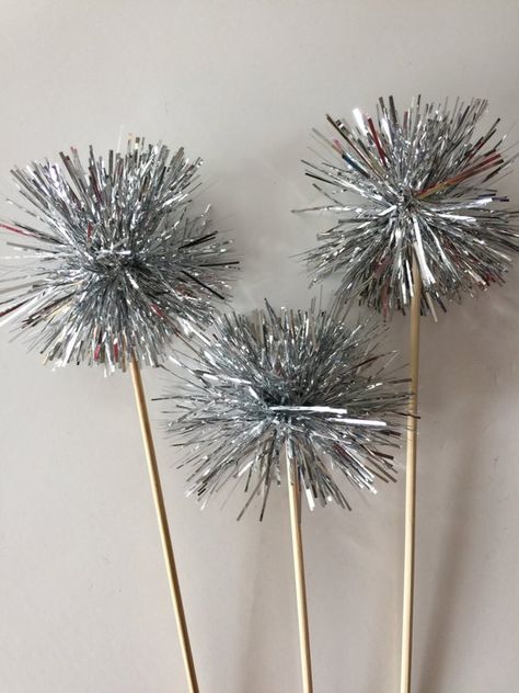 image 0 Pop Star Party, Silver Party Decorations, Last Day Of The Year, Pop The Bubbly, 21st Bday Ideas, Disco Theme, Troll Party, Silver Tinsel, Bridal Bachelorette Party