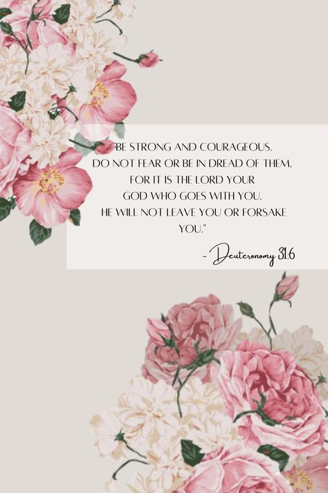 Bible Verse For Guidance And Direction, He Will Never Leave You Nor Forsake You, Courage Bible Verses, Yeshua Quotes, On Direction, Jesus Reigns, Deuteronomy 31 6, Deuteronomy 31, Christian Iphone Wallpaper