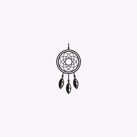 Simple Dream Catcher Tattoo, Stephen King Tattoos, Atrapasueños Tattoo, Sarah Tattoo, Dream Catcher Drawing, Moon Sun Tattoo, Dream Catcher Tattoo Design, Birthday Tattoo, King Tattoos