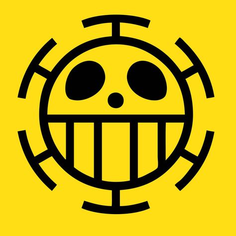 Trafalgar Law Logo, One Piece Flag, One Piece Trafalgar Law, Heart Pirates, Law Logo, Trafalgar Law, Jolly Roger, Flag, Deviantart