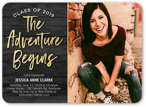 Create A Custom Graduation Announcement Online | Ideas and Inspiration for Every Occasion | Shutterfly Graduation Announcements Wording, Unique Graduation Invitations, Graduation Party Invitation Wording, High School Graduation Party Invitations, College Graduation Party Invitations, Graduation Invitation Wording, High School Graduation Cards, Graduation Announcements High School, Grad Party Invitations