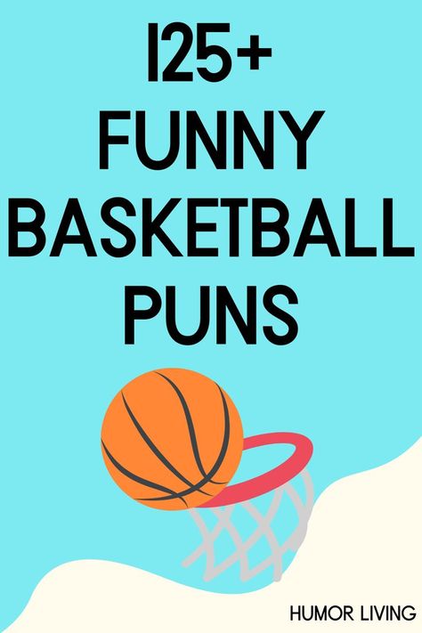 Basketball is one of the most popular sports. Whether watching or playing, read the funniest basketball puns for a good laugh. Basketball Puns, Sports Joke, Birthday Card Puns, Funny Basketball, Puns Jokes, Basketball Funny, Popular Sports, Sixth Grade, Sports Humor