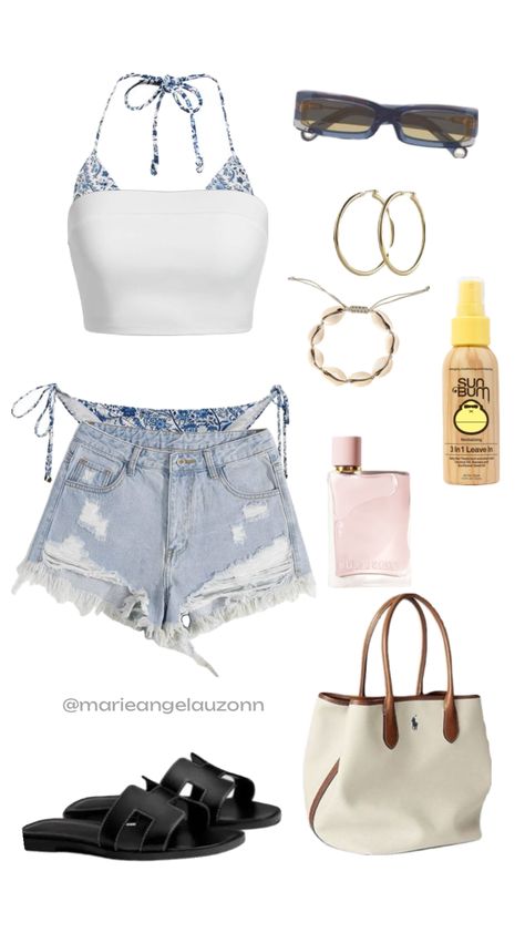 @marieangelauzonn Outfit Inspo Summer, Trip Outfits, Cute Clothes, Cute Comfy Outfits, Clothing Websites, Aesthetic Outfits, Comfy Outfits, Holiday Outfits, Beach Outfit