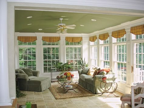 Cozy Sunroom, Porch Kits, 4 Season Room, Four Seasons Room, Sunroom Addition, Sunroom Decorating, Building A Porch, Sunroom Designs, Home Improvement Loans