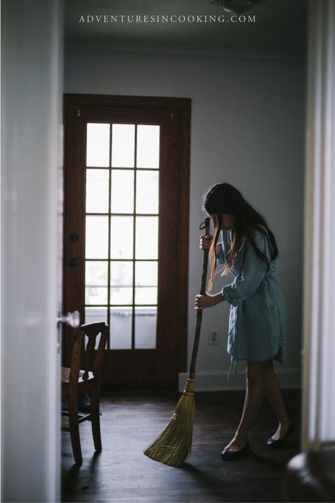 Hey homesteader! Spring cleaning does not have to be hard! Check out my blog post where I am sharing my spring cleaning guide + my favorite spring cleaning tools and spring cleaning products. Tap to read more from Eva Kosmas Flores, writer at Adventures in Cooking, cookbook author, photographer, homesteader, plant nerd, and educator extraordinaire! | spring cleaning | spring cleaning checklist | spring cleaning hacks | lifestyle photography | lifestyle photographer Hand Props, Minimalist Cleaning, Spring Cleaning Guide, Cleaning Broom, Halloween Comic, Broom Corn, Sweep The Floor, Standard Kitchen, Monogram Art