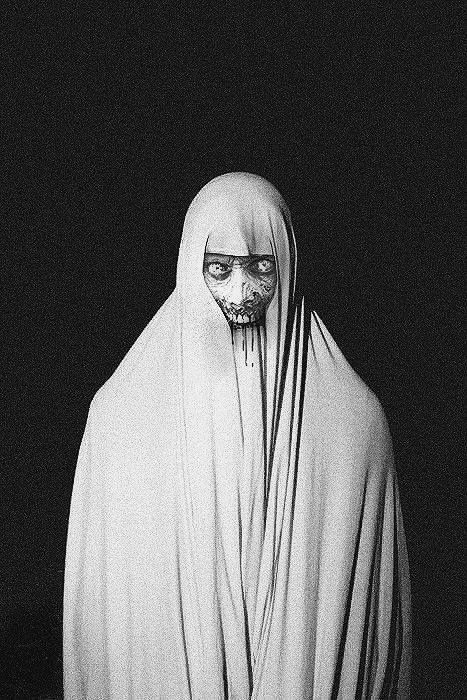 Veiled Zombie, Ghost, Deviantart, Black And White, White, Black