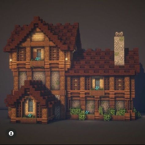 Minecraft Building Midevil, Minecraft Townhome Ideas, Minecraft Mansion Ideas Medieval, Minecraft Building Ideas Medieval House, Minecraft Building Details, Medieval Mine Minecraft, Minecraft Enterence, Midevil Minecraft Builds Easy, Castle House Minecraft