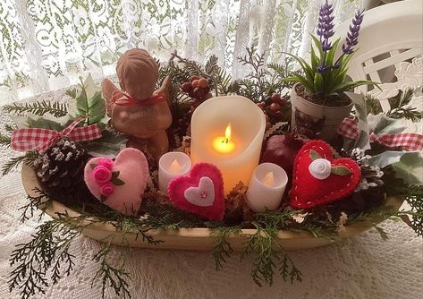 February Dough Bowl Decor, Valentine’s Day Dough Bowl, Valentine’s Day Dough Bowl Ideas, Valentines Day Table Centerpiece, Valentines Day Dough Bowl Decor, Valentines Mantle Decor Farmhouse, Valentines Dough Bowl, Valentine Dough Bowl, Valentines Dough Bowl Decor