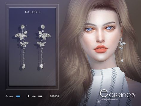 The butterfly earrings, hope you like, thank you. Found in TSR Category 'Sims 4 Female Earrings' Sims 4 Female Earrings, Ts4 Earrings, Sims 4 Butterfly, Sims 4 Piercings, The Sims 4 Pc, Female Earrings, Sims 4 Dresses, Sims 4 Mm, Korean Earrings