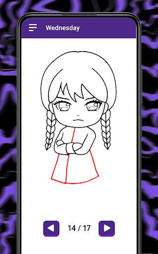 Learn how to draw Wednesday Addams step by step with Wednesday Draw for adults Drawing Wednesday Addams, Drawing Wednesday, Wednesday Adams, Learn How To Draw, Wednesday Addams, Learn To Draw, To Draw, Step By Step, Entertainment