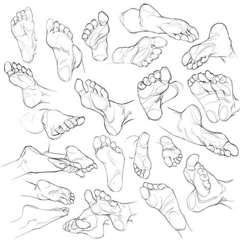 Taejin~ on Instagram: "I mean I can't run a feet OF so this is my backup plan. All jokes aside, just trying to understand feet better 😂 Inspired by @snguine 's feet and trying to understand where I should or shouldn't put lines. Still a WIP though~ #stylized #feet #foot #drawing #art #artistsoninstagram #figuredrawing #photoshop #model #sketch #study" Foot Drawing Reference Poses, Foot Reference Drawing Sketch, Feet Reference Drawing Laying Down, Foot Art Reference, Feet Anatomy Drawing Art Reference, Feet Reference Anatomy, Feet Reference Drawing, Feet Drawing Reference, Foot Draw