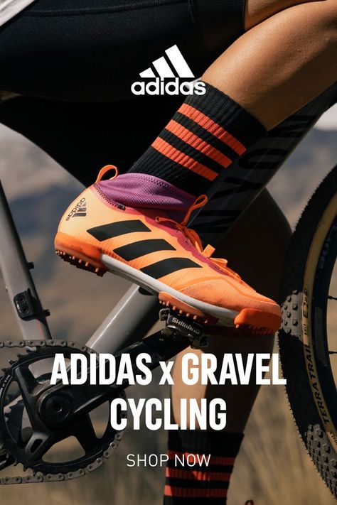 Clip in for adventure with Gravel Cycling Shoes. Gravel Cycling, Cycling Clothes, Shoes Ads, Cleats Shoes, Clothes And Shoes, Bike Shoes, Cycling Gear, Bike Gear, Bike Style