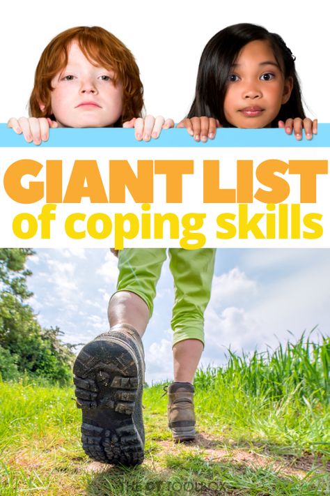 Coping Strategies for Kids - The OT Toolbox Coping Strategies For Kids, List Of Coping Skills, Coping Skills For Kids, Coping Toolbox, Self Regulation Strategies, Skills For Kids, Calming Activities, Sight Word Activities, Social Emotional Skills