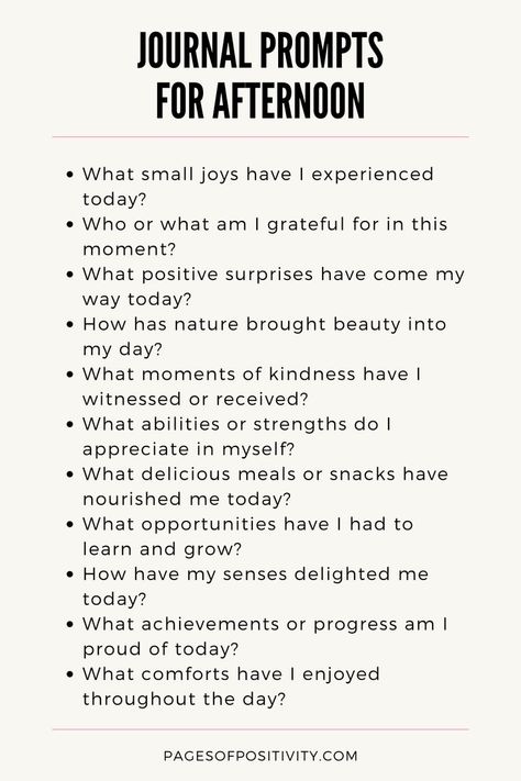 Refresh your day with these thoughtful afternoon journal ideas. This blog post includes daily check-in journal prompts to help you reflect and refocus as part of your afternoon routine. Explore diary prompts and midday journal prompts that keep you grounded. Use goal journal prompts to stay motivated in the afternoon. Find wellness journal prompts to check in on your well-being, and try everyday journal prompts for beginners to create a simple and effective journaling routine. Everyday Journal Prompts, Diary Prompts, Journal Prompts For Beginners, Afternoon Routine, Everyday Journal, Journaling Routine, 30 Day Writing Challenge, Morning Journal, Goal Journal