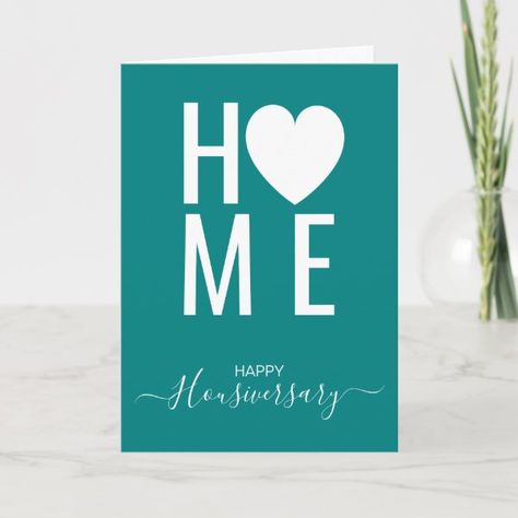 Happy house anniversary housiversary referral card House Anniversary, Referral Cards, Anniversary Greetings, Happy House, Anniversary Cards, 1 Year