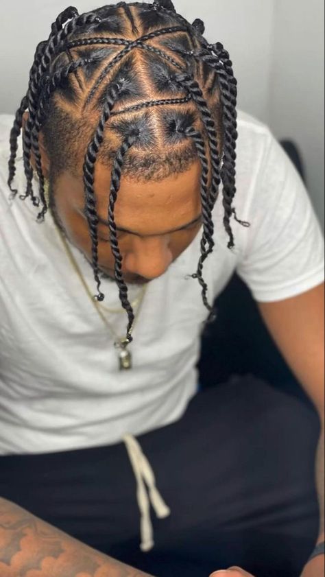 Men Hairstyle Ideas, Single Braids Hairstyles, Mens Twists Hairstyles, Braid Styles For Men, Boy Braids Hairstyles, Cornrow Hairstyles For Men, Braids For Boys, Dreadlock Hairstyles For Men, Men Hairstyle