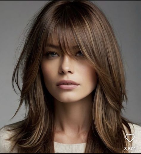 Shaggy Cut, Haircuts For Medium Length Hair, Philip Kingsley, Layered Haircuts For Medium Hair, Bangs With Medium Hair, Haircuts For Medium Hair, Long Hair With Bangs, Hair Color And Cut, Mid Length Hair