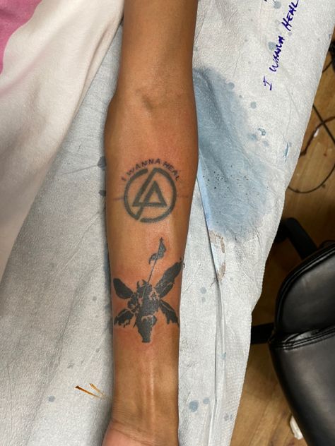 Hybrid Theory Tattoo, Linkin Park Hybrid Theory, Linkin Park, Tattoo Ideas, Tattoos, Music