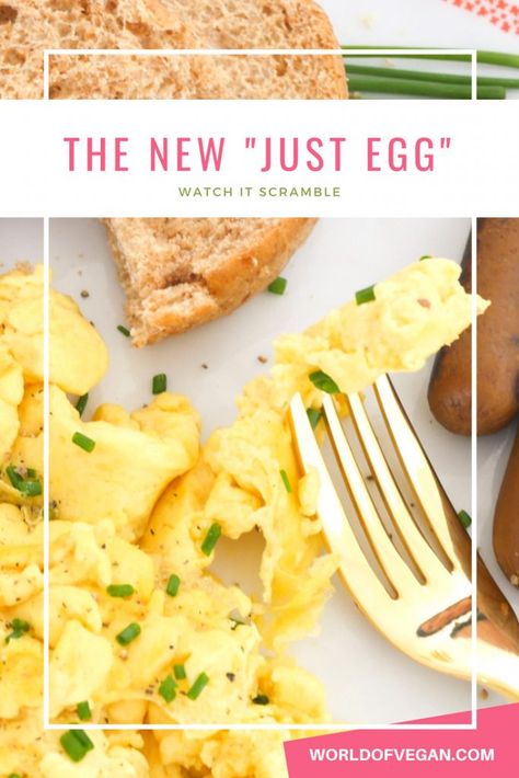 Just Egg, Egg Alternatives, Egg Scramble, Vegan Egg, Egg Replacement, Vegan Substitutes, Food Innovation, Plant Based Whole Foods, Tofu Scramble