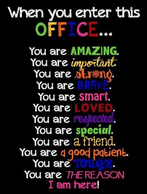 Employee Appreciation Ideas for 2019 ... Office Staff Room Design, Welcome Back To Work Office, Employee Appreciation Messages, School Nurse Office, School Counseling Office, Office Quote, Doctors Office Decor, Doctor For Kids, Nursing School Gifts