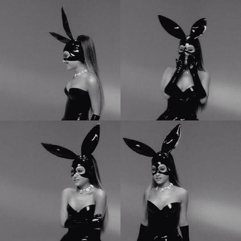 X Ariana Grande Bunny, Latex Cosplay, Ariana Grande Outfits, Halloween Party Outfits, Alternative Lifestyle, Ariana Grande Photos, Ariana G, Photoshoot Themes, Cat Valentine