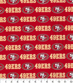 Width: 58 inchesContent: 100% CottonCare: Machine wash gentle cold, nonchlorine bleach, tumble dry low, warm ironImportedThis fabric is for individual consumption only Any unauthorized use of this fabric is prohibited and illegal Football Living Room, Basement Den, Den Bar, Football Fabric, San Francisco 49ers Football, Handmade Curtains, Bedroom Basement, Nfl 49ers, 49ers Football