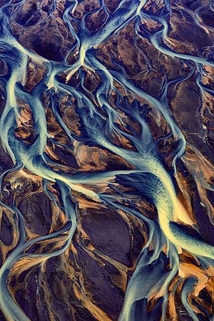 Regeneration Art, River Confluence, River Images, River Abstract, Dark Water, Water Movement, Ap Studio Art, Aerial Images, Water Surface