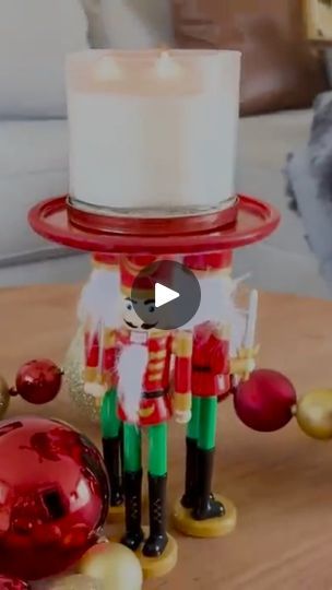 16K views · 294 reactions | Dollar Tree Christmas Nutcracker Candle Holder DIY #dollartree #dollartreechristmasdiy #dollartreeaddicts #dollartreediy #dollartreechristmas #dollartreehacks #dollartreeobsessed #dollartreeaddict #dollartreediys #nutcracker #nutcrackerseason | Jessica Lynn at Home Dollar Tree Nutcracker Diy, Nutcracker Candle, Diy Candle Centerpieces, Dollar Tree Candle Holders, Candle Holder Diy, Nutcracker Christmas Tree, Nutcracker Christmas Decorations, Work Holiday Party, Dollar Store Christmas