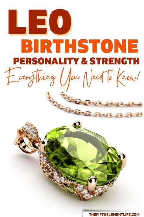 Are you a proud Leo looking to channel your inner lion? Discover the magnificence and significance of Leo's birthstones in this captivating article. Learn the unique properties of each gemstone that can help you embrace your zodiac sign's strengths, boost your confidence, and make a bold statement. Leo Birthstone, Negative Words, Types Of Gems, Boost Your Confidence, Solar Plexus Chakra, Healing Powers, Crystals And Gemstones, Plexus Products, Birthstone